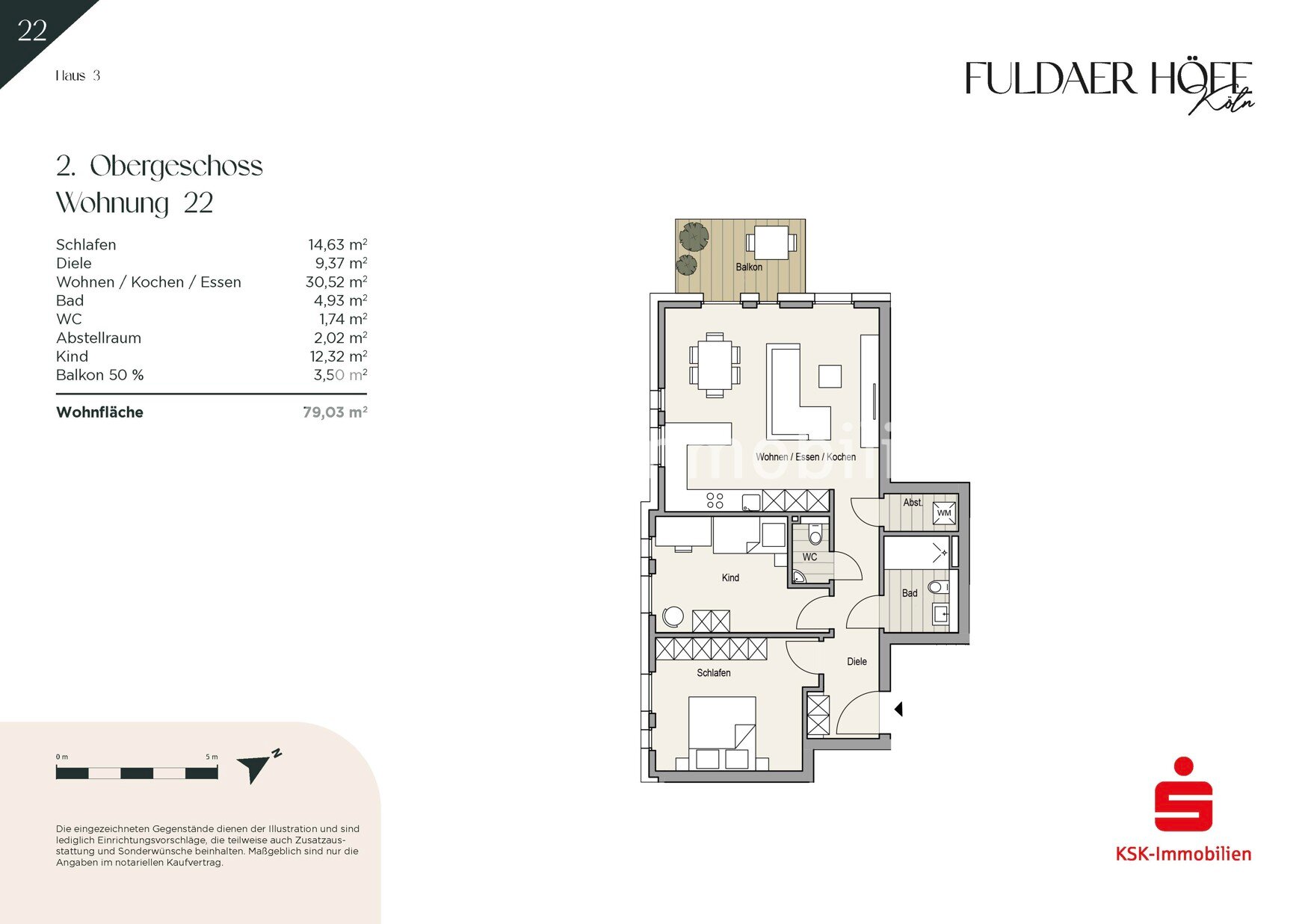 Wohnung zum Kauf 466.000 € 3 Zimmer 79 m²<br/>Wohnfläche 2.<br/>Geschoss Höhenberg Köln / Höhenberg 51103