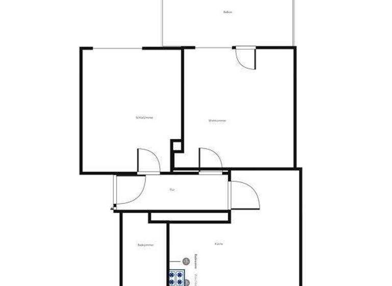 Wohnung zur Miete 968 € 2 Zimmer 67,3 m² 1. Geschoss frei ab 08.03.2026 Pupinweg 3 Darmstadt 64295