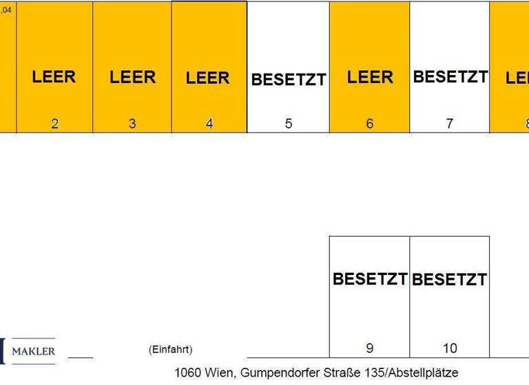 Außenstellplatz zum Kauf 16.000 € Gumpendorfer Straße 135 Wien 1060