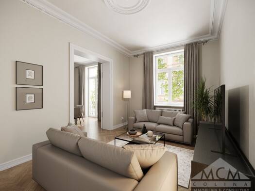 Wohnung zum Kauf 749.000 € 3 Zimmer 85 m² 2. Geschoss Nordend-West Frankfurt am Main 60318
