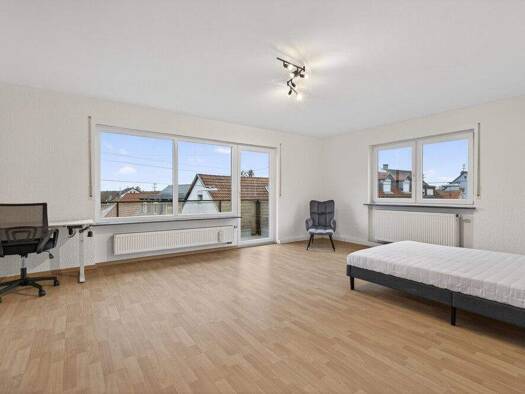 WG-Zimmer zur Miete Wohnen auf Zeit 650 € 28,8 m² 2. Geschoss frei ab sofort Knielingen Karlsruhe 76187