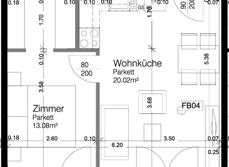 Wohnung zur Miete 812 € 2 Zimmer 45,2 m² 5. Geschoss frei ab 01.07.2026 Dittmanngasse 4 Wien 1110
