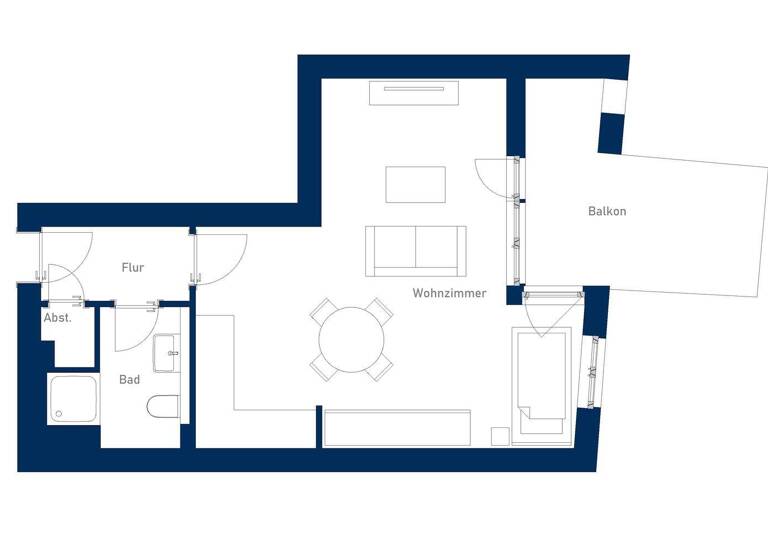 Studio zur Miete - Erstbezug 765 € 1 Zimmer 44 m² EG frei ab 01.05.2026 Am Upstall 11 Fahrland Potsdam 14476