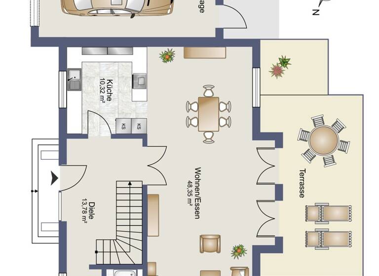 Einfamilienhaus zum Kauf 1.520.000 € 4 Zimmer 154 m² 565 m² Grundstück Volksdorf Hamburg / Volksdorf 22359