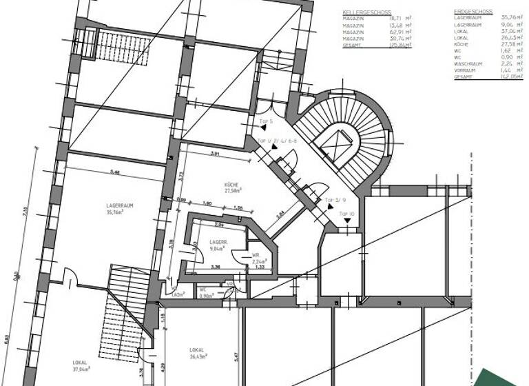 Ladenfläche zur Miete 6,35 € Gebhardtgasse Wien 1190