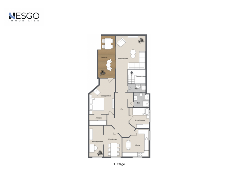Wohnung zum Kauf 515.000 € 5 Zimmer 170 m² Großziethen Schönefeld 12529
