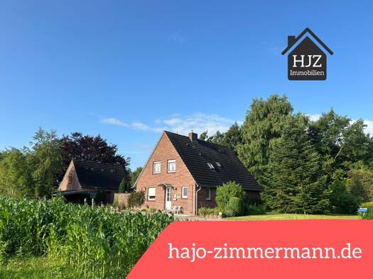 Einfamilienhaus zum Kauf 260.000 € 5 Zimmer 114 m² 7.382 m² Grundstück Hatshausen Moormerland 26802