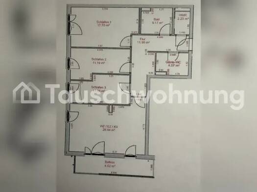 Wohnung zur Miete Tauschwohnung 1.400 € 4 Zimmer 90 m² 2. Geschoss Müggelheim Berlin 12527