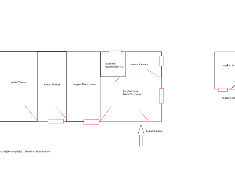 Einfamilienhaus zum Kauf provisionsfrei 64.200 € 3 Zimmer 76 m² 2.158 m² Grundstück frei ab sofort Szokedencs