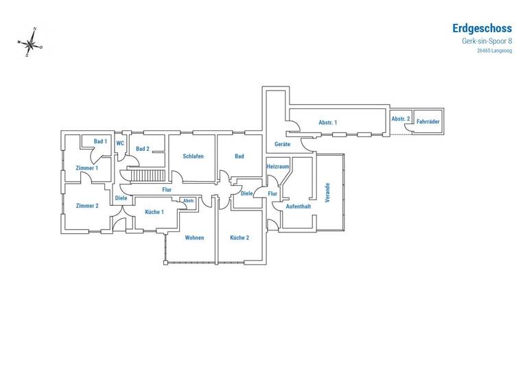 Mehrfamilienhaus zum Kauf als Kapitalanlage geeignet 2.300.000 € 15 Zimmer 30 m² 922 m² Grundstück Langeoog 26465