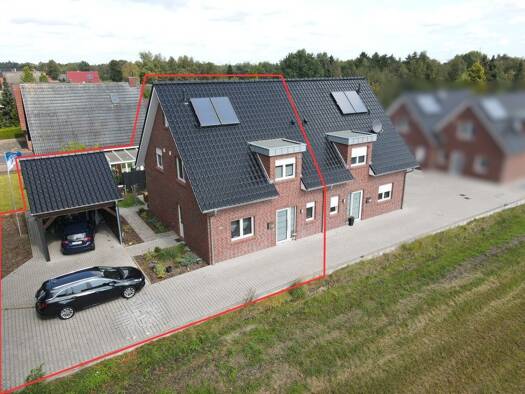 Doppelhaushälfte zum Kauf 289.950 € 4 Zimmer 124,1 m² 298 m² Grundstück Papenburg Papenburg 26871