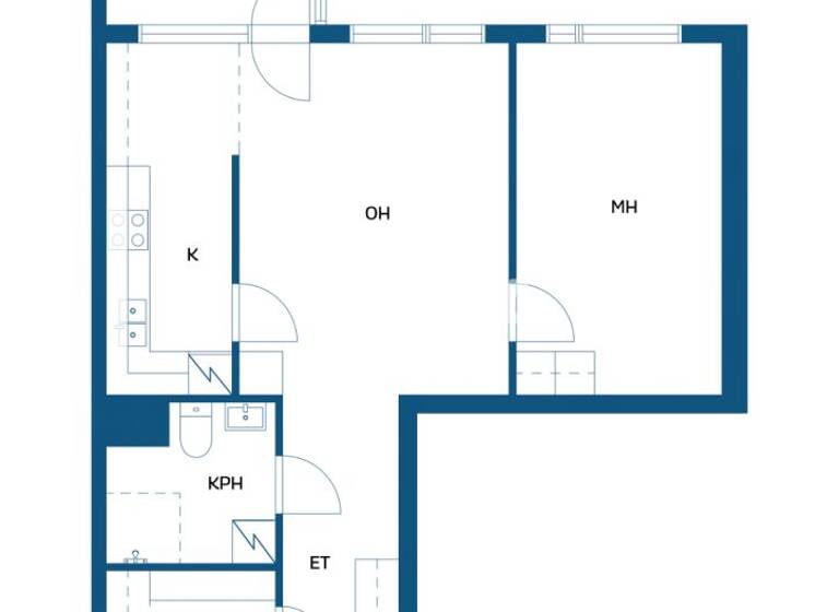 Studio zum Kauf 99.000 € 2 Zimmer 51 m²<br/>Wohnfläche 3.<br/>Geschoss Meri-Rastilan tie 3 Helsinki 00980