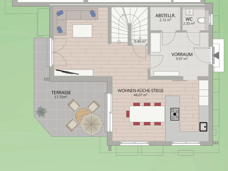 Doppelhaushälfte zum Kauf 869.900 € 4 Zimmer 129 m²<br/>Wohnfläche 250 m²<br/>Grundstück Winzergasse 7 Langenzersdorf 2103