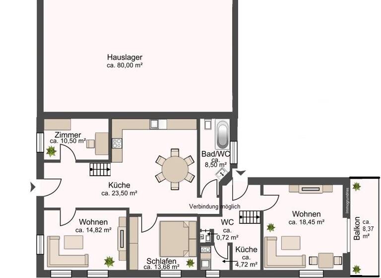 Mehrfamilienhaus zum Kauf 495.000 € 5 Zimmer 180 m² 10.000 m² Grundstück Ortsgebiet Kappelrodeck 77876