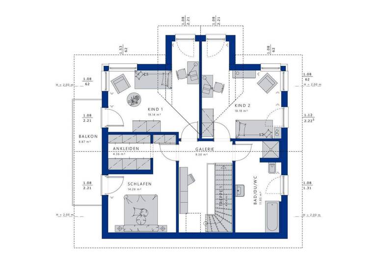 Einfamilienhaus zum Kauf 555.550 € 5 Zimmer 154 m² 669 m² Grundstück Oberagger Reichshof 51580