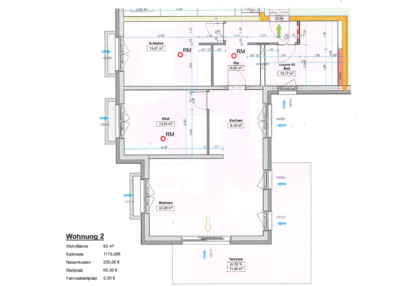 Wohnung zur Miete 1.175 € 3 Zimmer 93 m²<br/>Wohnfläche EG<br/>Geschoss 01.06.2025<br/>Verfügbarkeit Delitzsch Delitzsch 04509