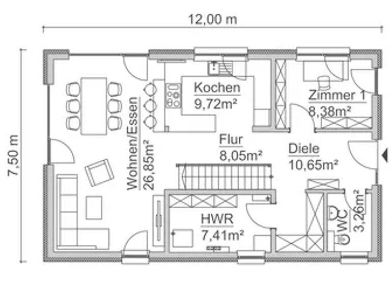 Einfamilienhaus zum Kauf 463.000 € 5 Zimmer 136,5 m² 327 m² Grundstück Spaichingen 78549