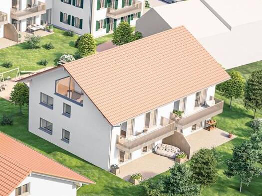 Terrassenwohnung zum Kauf - Erstbezug provisionsfrei 399.000 € 3 Zimmer 81 m² 2 Geschosse frei ab 01.04.2027 Kaufbeuren Kaufbeuren 87600