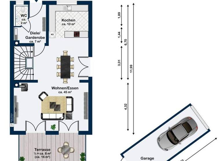 Doppelhaushälfte zum Kauf 1.595.000 € 5 Zimmer 170 m² 403 m² Grundstück frei ab sofort Baierbrunn 82065