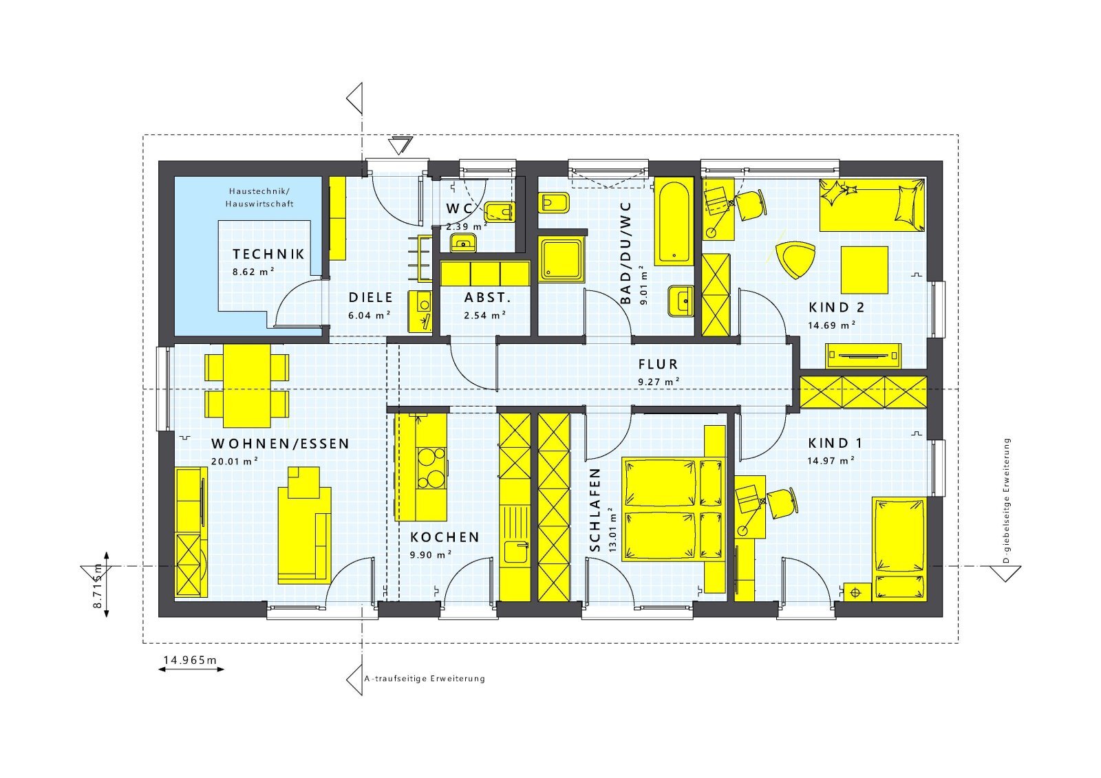 Bungalow zum Kauf provisionsfrei 949.209 € 4 Zimmer 110 m²<br/>Wohnfläche 865 m²<br/>Grundstück Fischbach Kelkheim (Taunus) 65779