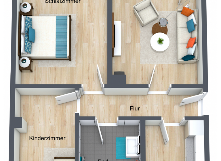 Wohnung zum Kauf 50.000 € 3 Zimmer 65 m² frei ab sofort Hauptstraße 66 Behringen Hörselberg-Hainich 99820
