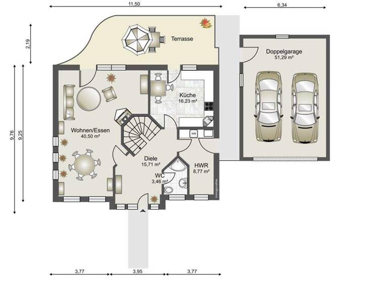 Einfamilienhaus zum Kauf 650.000 € 4 Zimmer 157 m² 805 m² Grundstück Epenwöhrden 25704