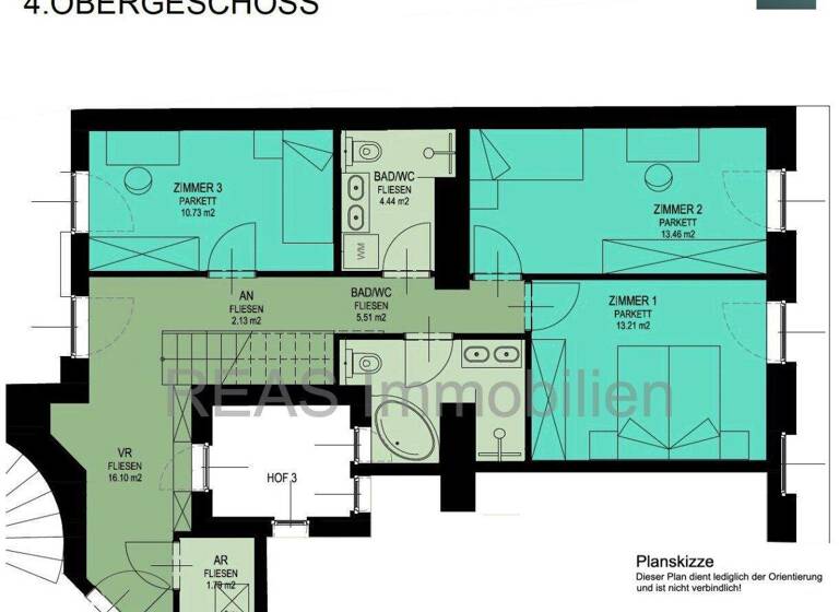 Maisonette zum Kauf 890.000 € 4 Zimmer 116,3 m² Wien 1020