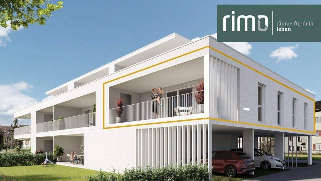 Terrassenwohnung zum Kauf - Erstbezug 650.000 € 5 Zimmer 93,3 m² 1. Geschoss Kalkofenweg 24 B+C Götzis 6840