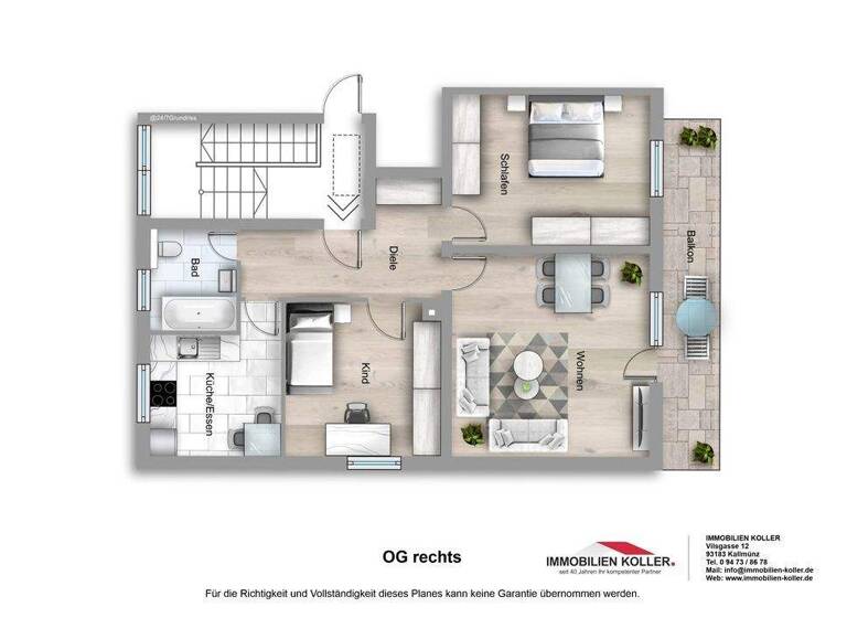 Wohnung zum Kauf 160.000 € 3 Zimmer 75 m² Kallmünz 93183
