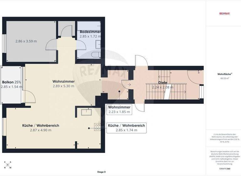 Wohnung zum Kauf 139.000 € 2 Zimmer 60 m² Saarlouis 66740