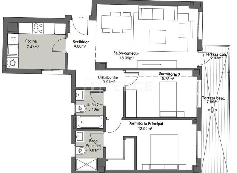 Studio zum Kauf 290.000 € 4 Zimmer 82 m² EG Málaga 29700