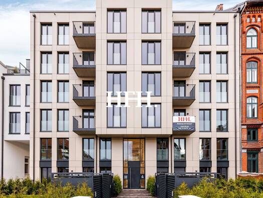 Wohnung zur Miete 1.438 € 1 Zimmer 57,5 m² 2. Geschoss Kuhmühle 4+4a Hohenfelde Hamburg 22087