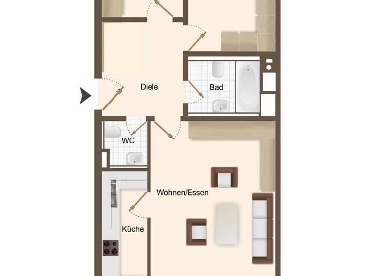 Wohnung zum Kauf 230.000 € 3 Zimmer 80 m²<br/>Wohnfläche EG<br/>Geschoss Wahren Leipzig / Wahren 04159