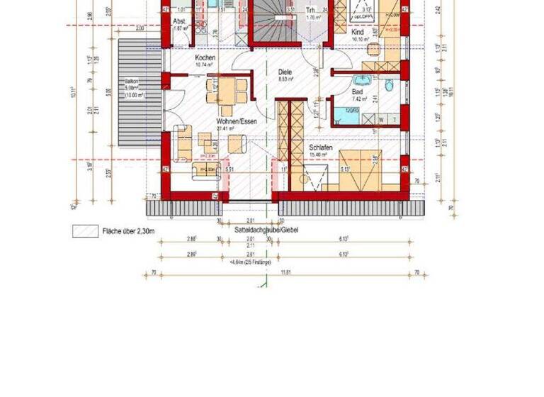 Studio zur Miete - Erstbezug 990 € 3 Zimmer 87 m² 1. Geschoss Müllenbach Marienheide 51709