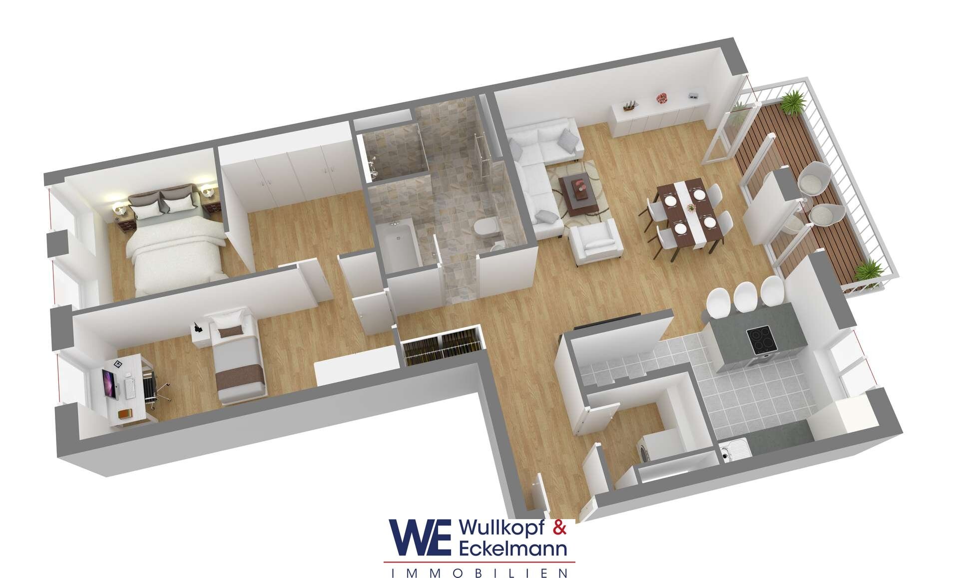 Wohnung zum Kauf 695.000 € 3 Zimmer 101,5 m²<br/>Wohnfläche 4.<br/>Geschoss Osdorf Hamburg 22549