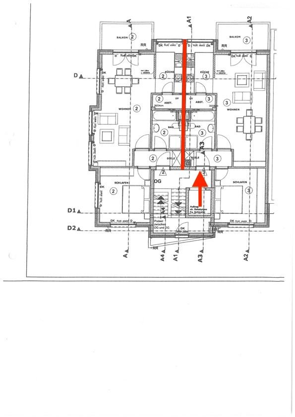 Wohnung zur Miete 845 € 2 Zimmer 61 m²<br/>Wohnfläche 1.<br/>Geschoss Wilhelmstr.9 Langenfeld - Mitte Langenfeld (Rheinland) 40764