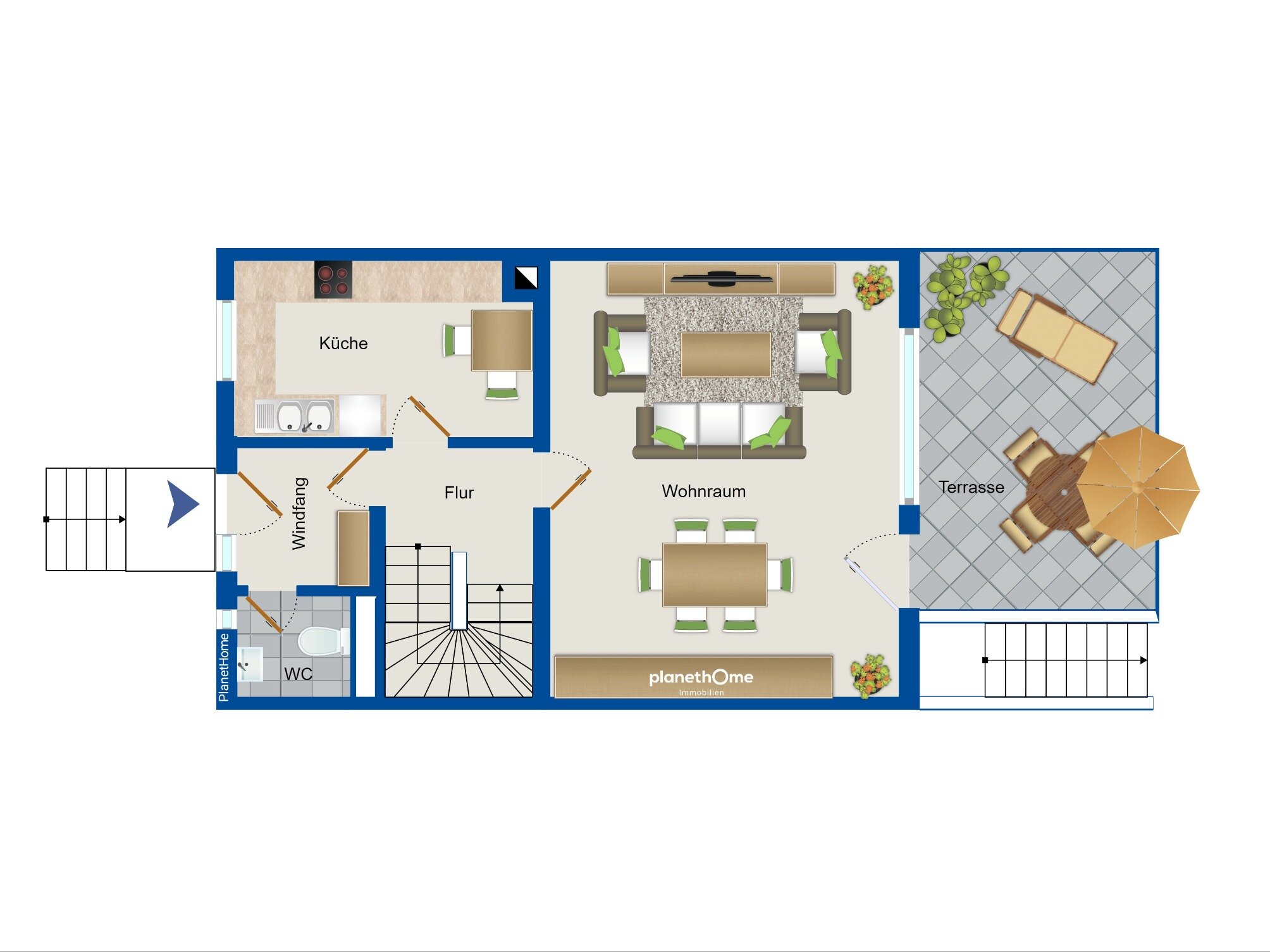 Reihenmittelhaus zum Kauf 515.000 € 4 Zimmer 115 m²<br/>Wohnfläche 226 m²<br/>Grundstück Heilsberg Bad Vilbel 61118