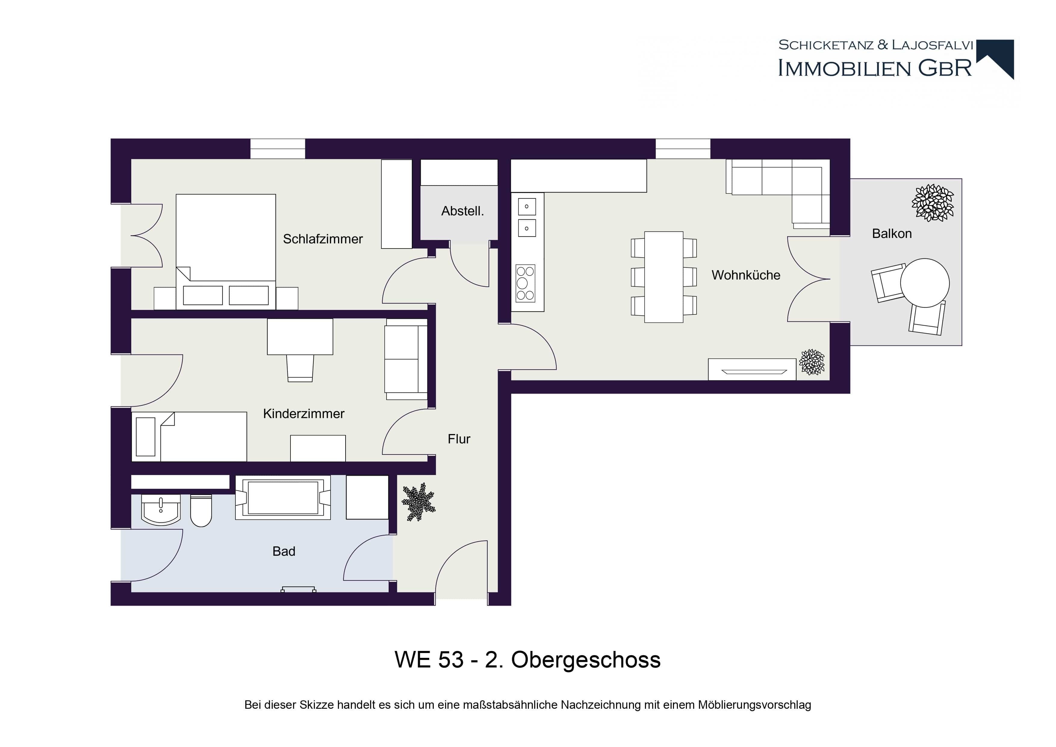 Wohnung zur Miete nur mit Wohnberechtigungsschein 475 € 3 Zimmer 73,1 m²<br/>Wohnfläche 2.<br/>Geschoss 01.01.2025<br/>Verfügbarkeit Plaußig-Portitz Leipzig 04349