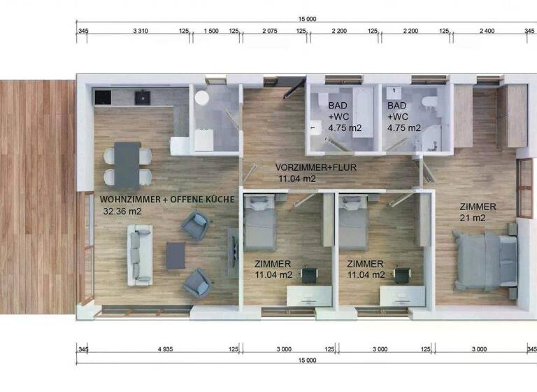 Haus zum Kauf 237.500 € 4 Zimmer 99 m²