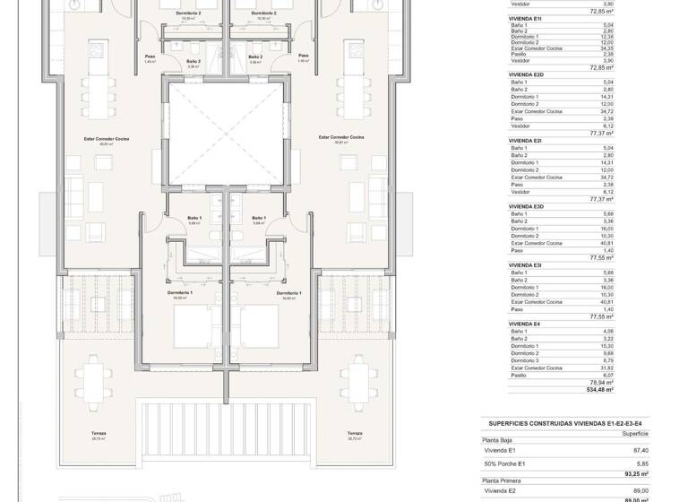 Penthouse zum Kauf provisionsfrei 385.000 € 3 Zimmer 93 m² Calle Generalife Mojacar 04638