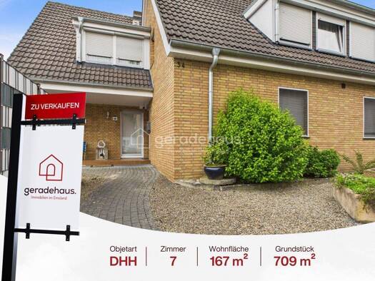 Mehrfamilienhaus zum Kauf 353.000 € 7 Zimmer 199 m² 709 m² Grundstück Lingen 49808