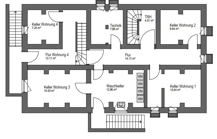 Wohnung zum Kauf provisionsfrei als Kapitalanlage geeignet 322.000 € 3 Zimmer 83 m²<br/>Wohnfläche Matzentalweg 4 Reckingen Küssaberg 79790