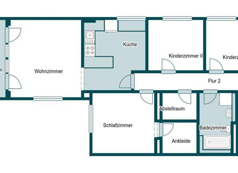 Wohnung zum Kauf 399.000 € 4 Zimmer 95,9 m² 2. Geschoss Radeberger Vorstadt Dresden 01099