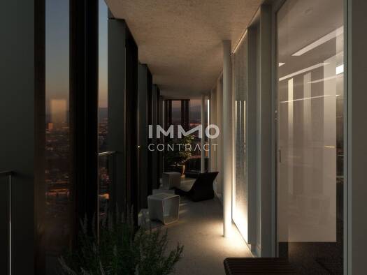 Studio zur Miete - Erstbezug 1.049 € 1 Zimmer 34,2 m² 39. Geschoss frei ab 01.11.2026 Wien 1220