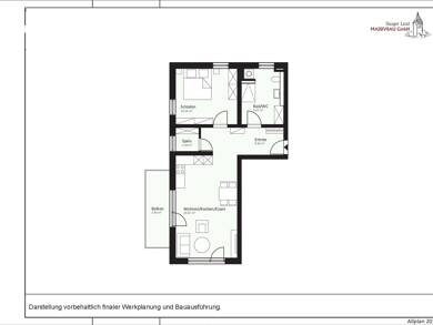 Wohnung zum Kauf provisionsfrei 389.300 € 2 Zimmer 65,5 m² 1. Geschoss Haag Haag i.OB 83527