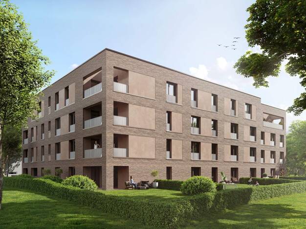 Wohnung zum Kauf - Neubau provisionsfrei 365.460 € 2 Zimmer 60,9 m² 1. Geschoss Hermelinweg 61 Bad Nauheim Bad Nauheim 61231