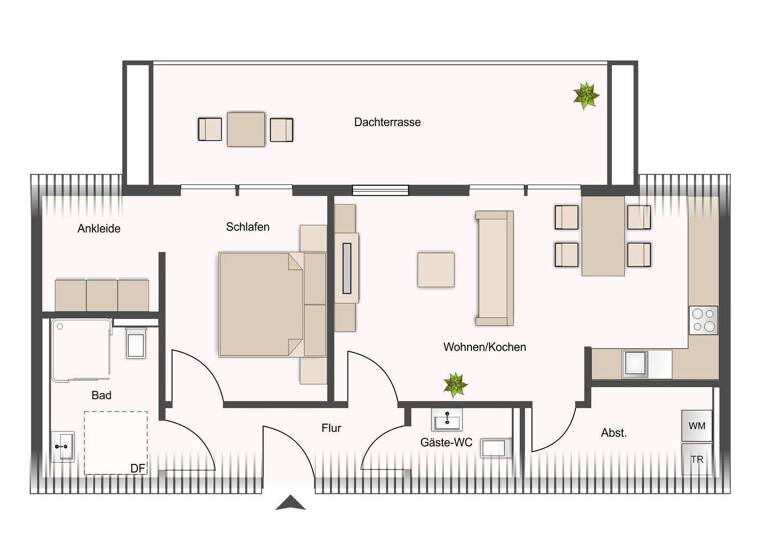 Wohnung zur Miete 875 € 2 Zimmer 75,5 m² frei ab sofort Hechthausen 21755