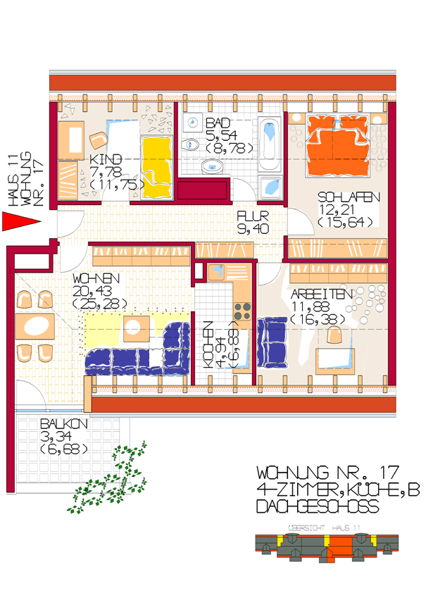 Wohnung zum Kauf provisionsfrei als Kapitalanlage geeignet 459.900 € 4 Zimmer 81,9 m²<br/>Wohnfläche Pfarrer-Neumair-Str. 7 Wasserburg am Inn 83512