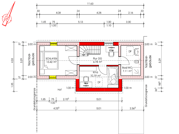 Haus zum Kauf 62.000 € 3 Zimmer 88 m² 147,6 m² Grundstück Bindersleben Erfurt 99092