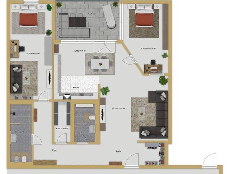 Wohnung zum Kauf 489.000 € 3 Zimmer 105 m² 1. Geschoss Innenstadt Fulda 36037